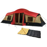 Кемпинговая палатка (10 мест,  3 комнаты) + подарок